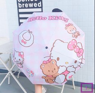  Hello kitty umbrella , AUTOMATIC , many designs to choose PREORDER 3-4weeks wait