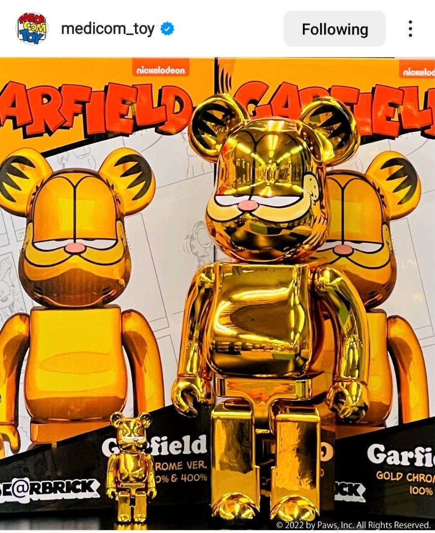 その他 BE@RBRICK 100% &amp; 400% GOLD Ver BE@RBRICK 100% & 400% GOLD Ver