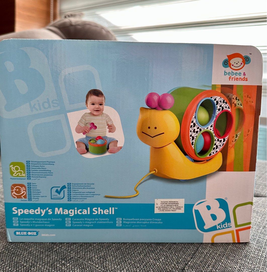 BKids Speedy Magical Shell (Category: Infant Playtime) located in San Juan City. Submitted by aaabow (Listing ID 1195296193, Image 3). Description: 3 toys in 1: a pull-along, pound a ball, and drum, for 12 months and up MOP: BPI and GCash.