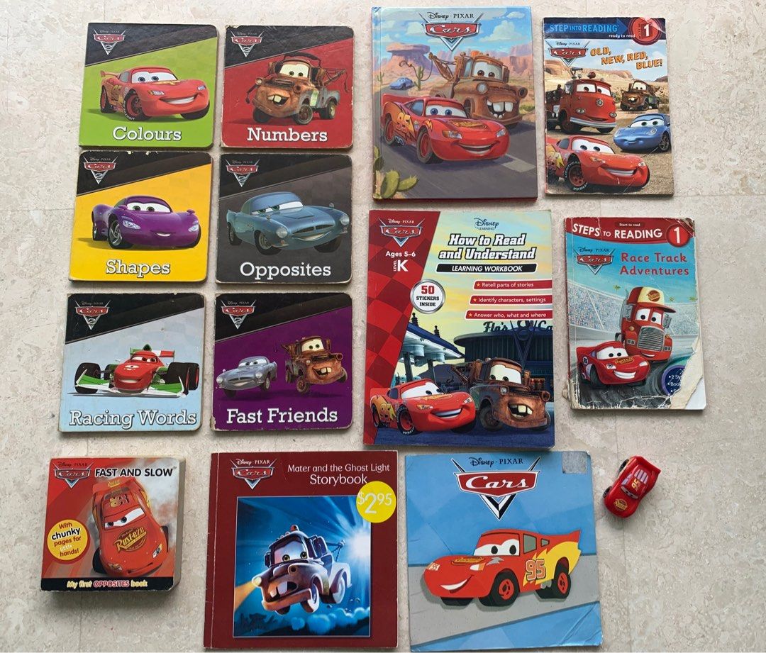 Book Bundle 13x Disney Cars Lightning McQueen books, Hobbies & Toys