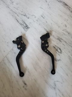 Motorcycle Brake and clutch levers with Yamaha print