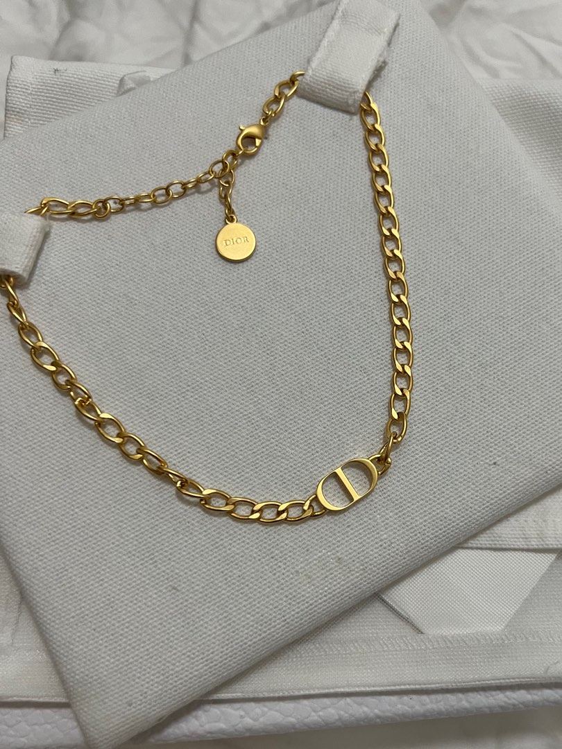 Brand new Authentic Dior CD Choker Necklace Luxury Accessories on Carousell