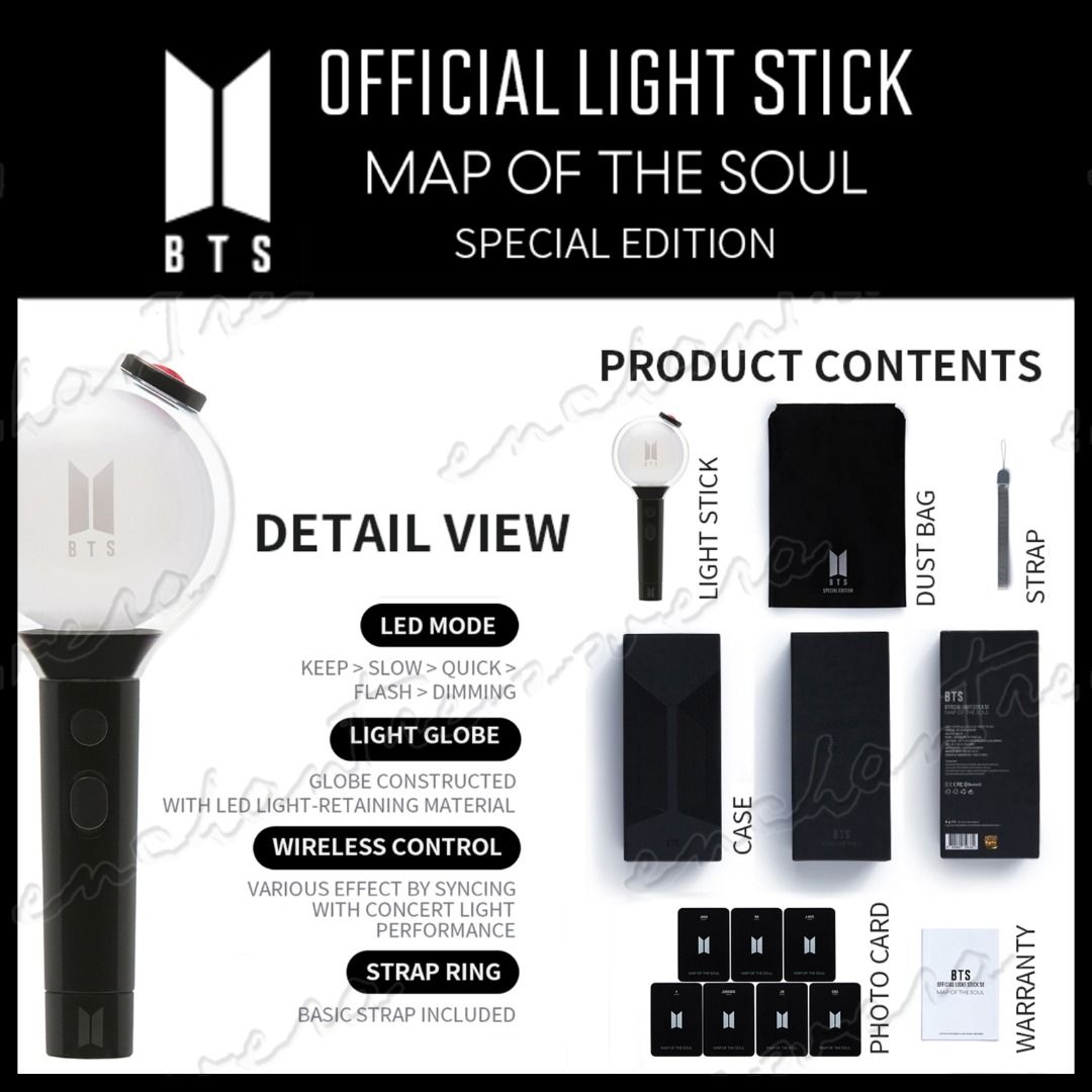 Bts Official Lightstick Map Of The Soul Special Edition / Mots Se Army Bomb  Version 4, Hobbies & Toys, Memorabilia & Collectibles, K-Wave On Carousell