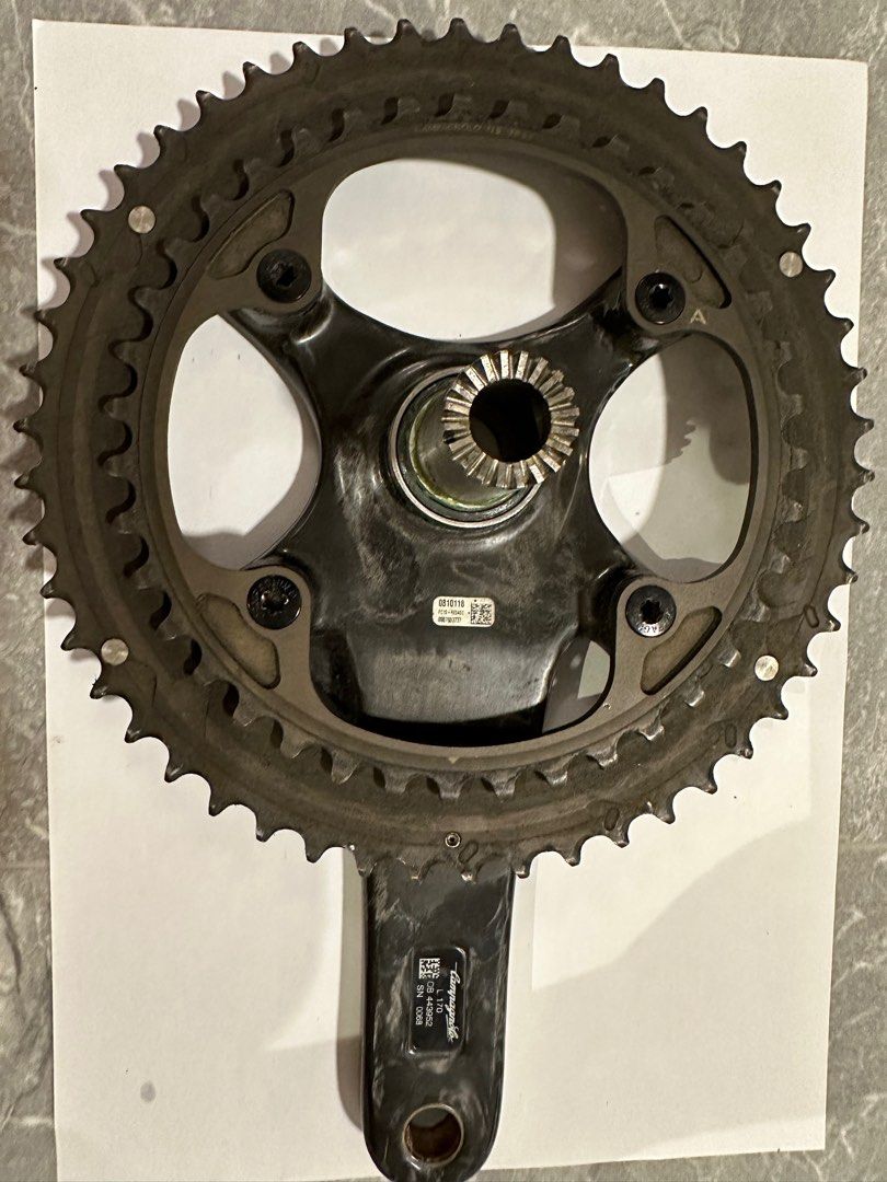 Campagnolo Record Crankset, Sports Equipment, Bicycles  Parts, Parts   Accessories on Carousell