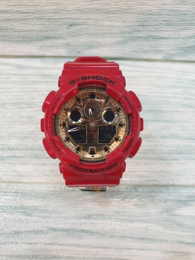 G shock shop red gold