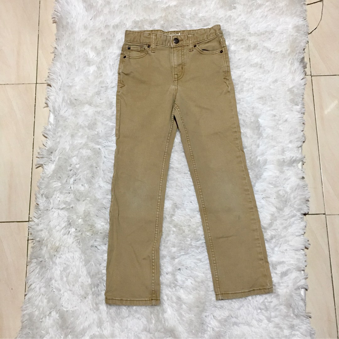 CAT JACK DENIM KHAKI PANTS Babies Kids Babies Kids Fashion