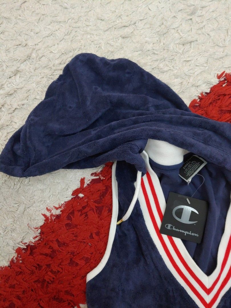 Champion jumpsuit shorts with hoodie