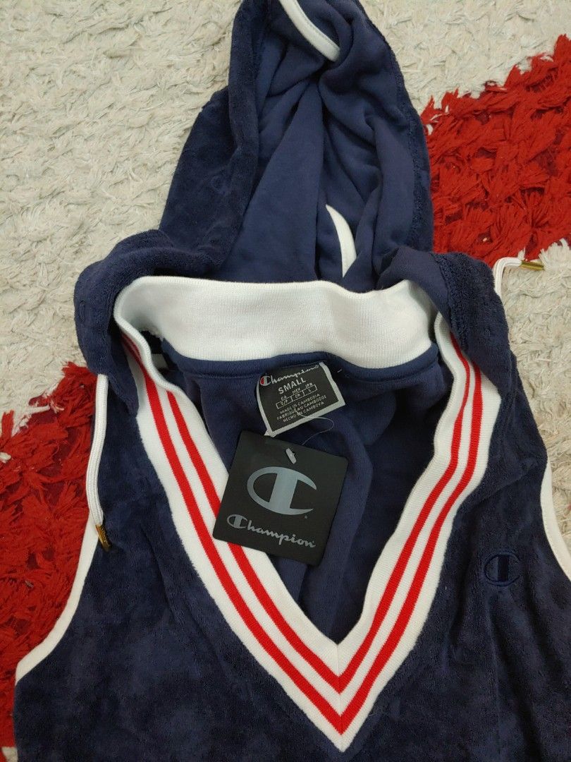 Champion hoodie jumpsuit clearance