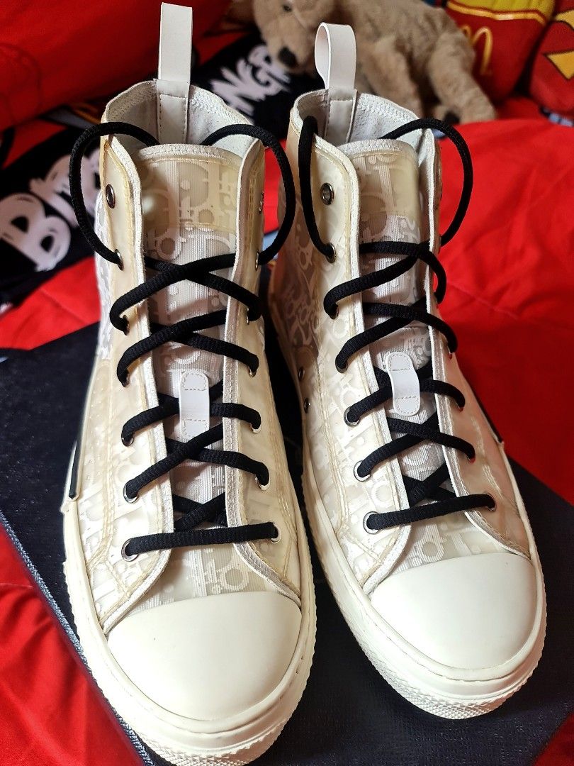 white dior converse