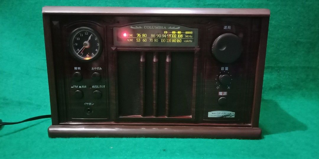 ◆新品未使用  COLLMBIA  GP-630  レトロ・ラジオ話しは長くなってしまいましたが