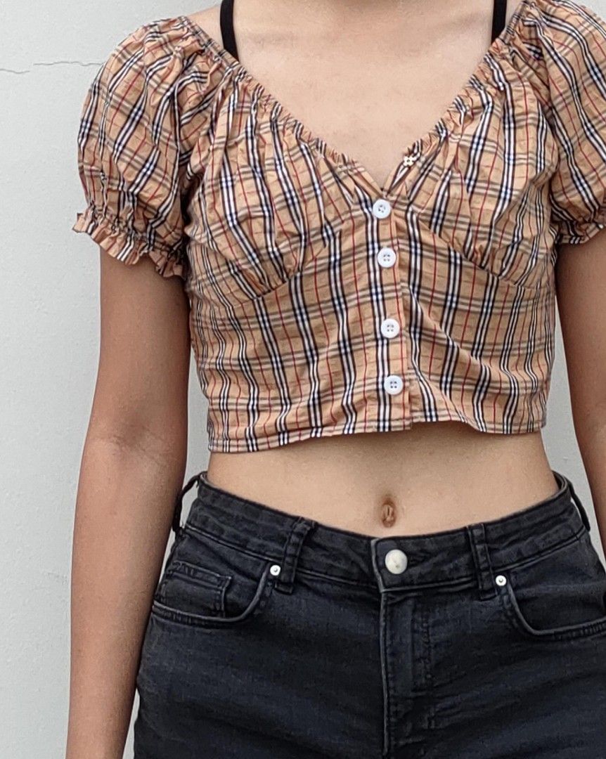 Burberry crop top online