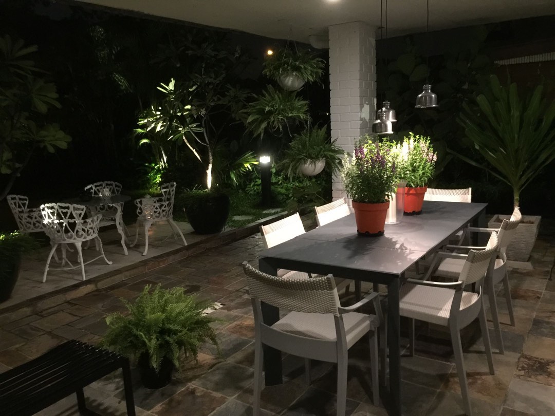 Dedon chairs and dining table, Furniture & Home Living, Outdoor