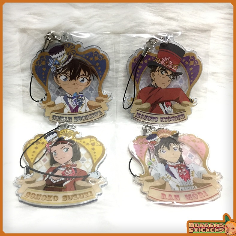 Detective Conan keychain strap Conan, Makoto, Suzuki, Ran