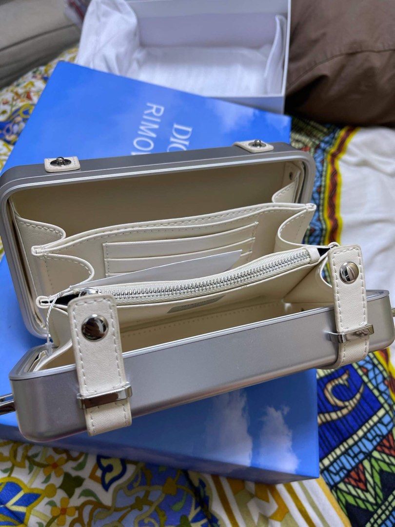 dior rimowa silver
