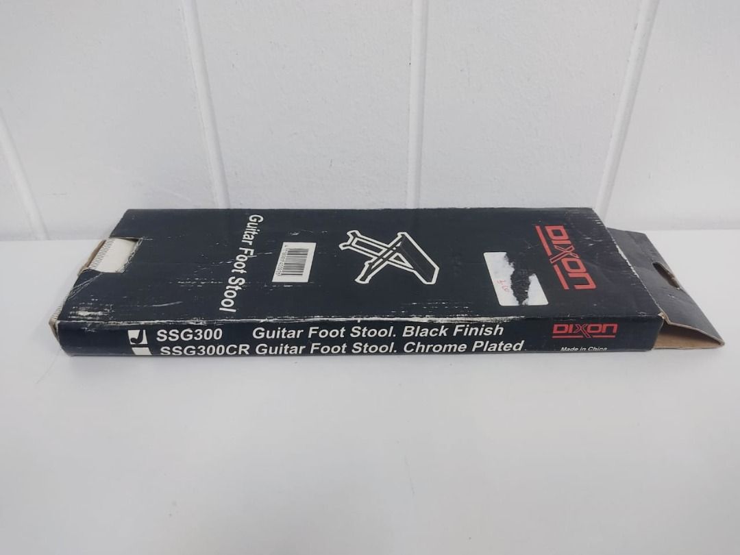 DIXON GUITAR SSG300 GUITAR FOOT STOOL BLACK FINISHING, Hobbies & Toys