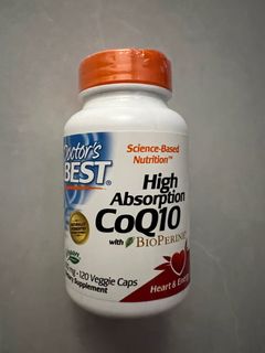 Doctor's Best CoQ10 High Absorption, Health & Nutrition ...