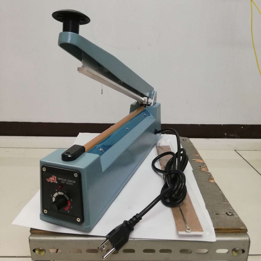 12" Impulse Polybag Sealer KS-300P, Hand-Operated, Plastic Shell