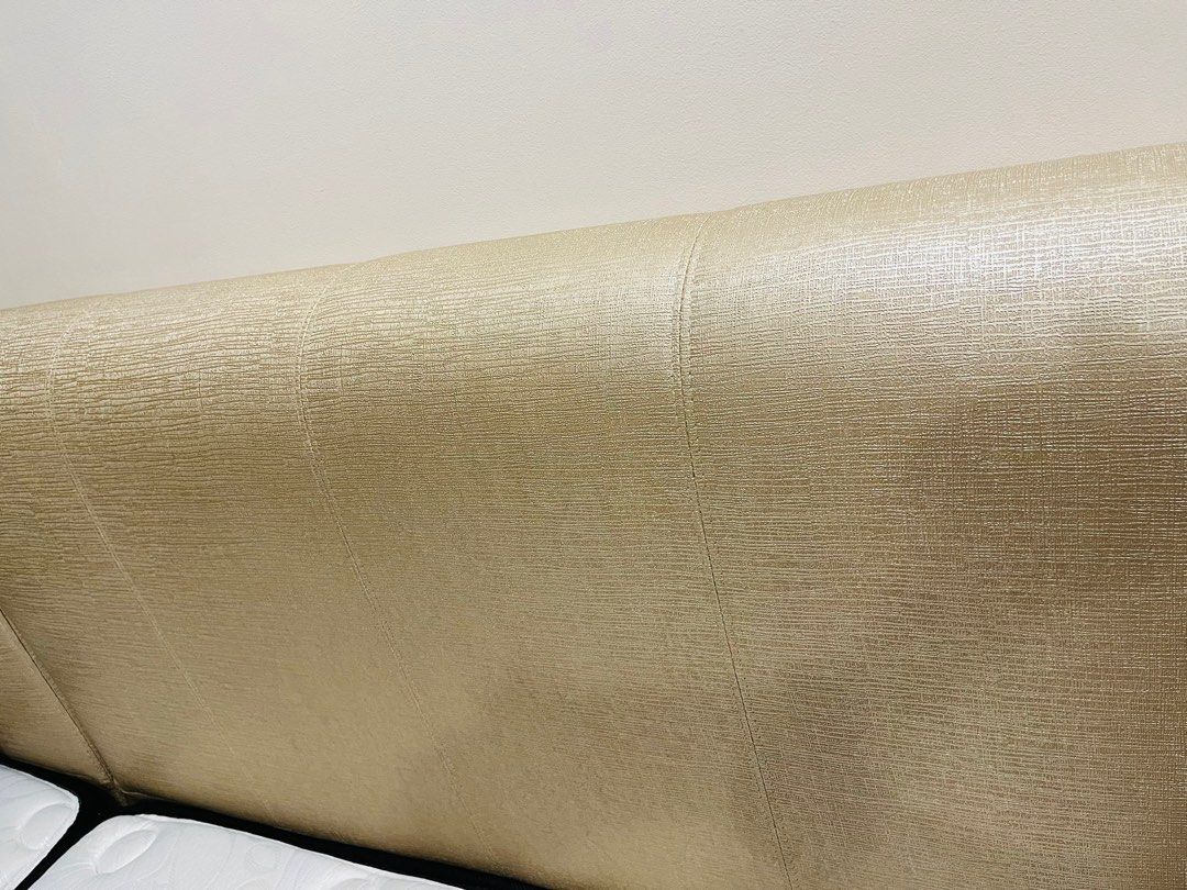 Dunlopillo mattress One Orthorest Super Single bed frame, Furniture