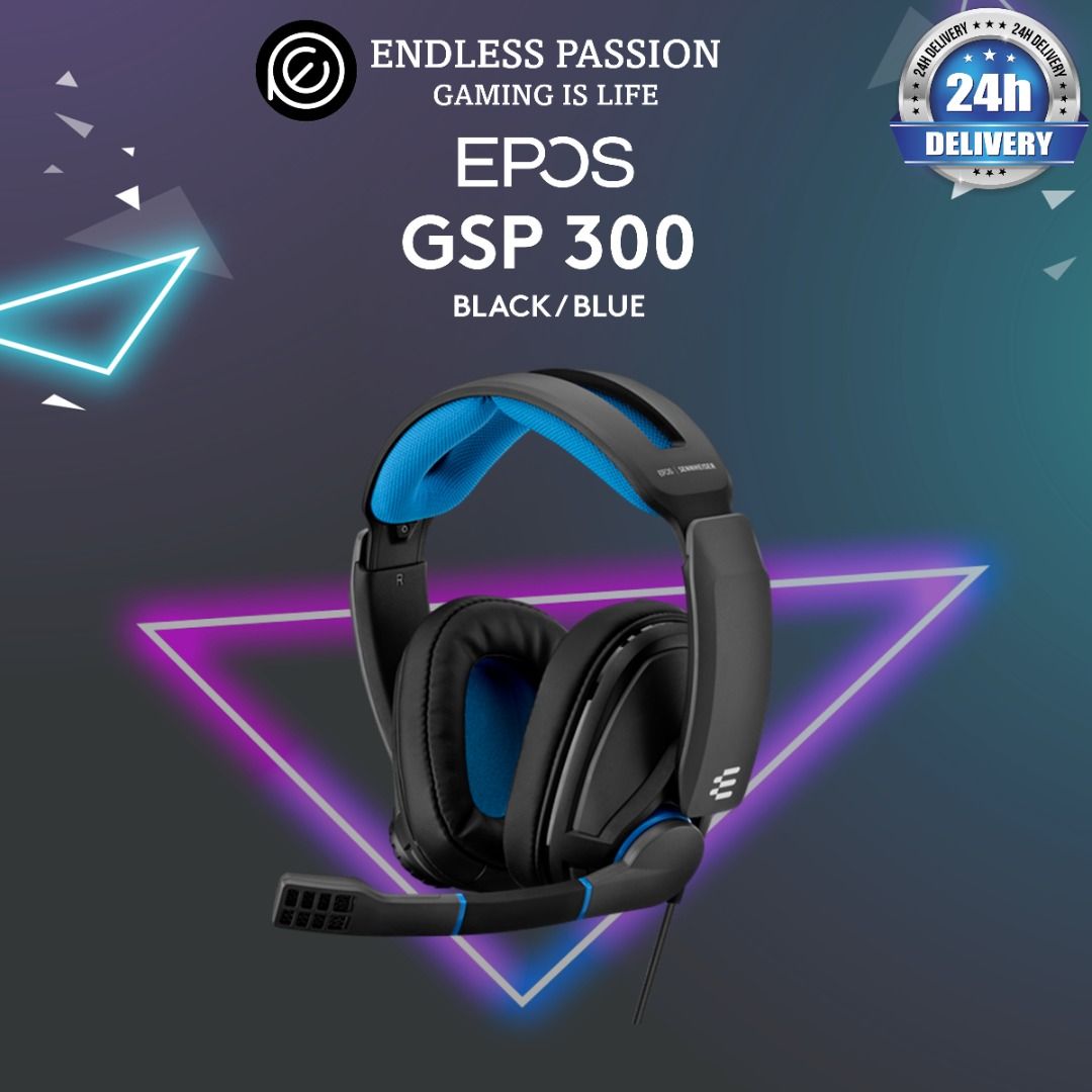 EPOS GSP300 Series Closed Acoustic Gaming Headset, Audio