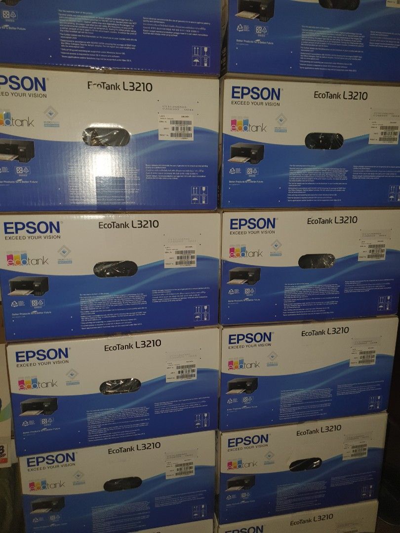 EPSON L3210 Ecotank 3in1 Printer Bnew with 2 Years Shop Warranty COD