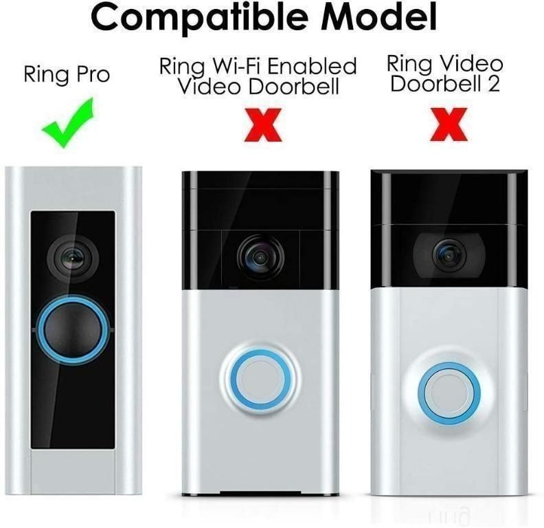 F2209 CAVN Compatible Ring Video Doorbell Pro Angle Mount (Can Create