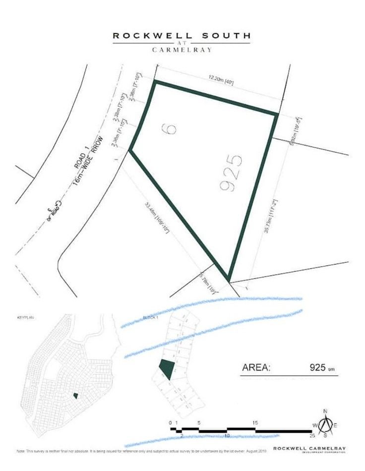 For Sale Residential lot in Rockwell South at Carmelray, Nuvali, Laguna