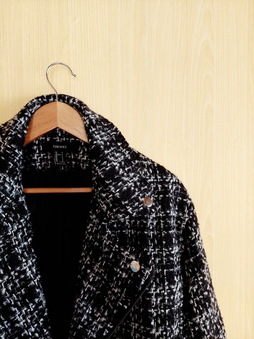 Forever 21 tweed jacket store