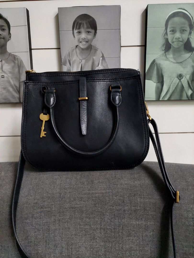 Fossil ryder satchel poppy red sale