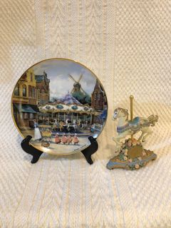 Franklin Mint ‘CAROUSEL ADVENTURES’ Porcelain Collectors Plate by Sandi Lebron