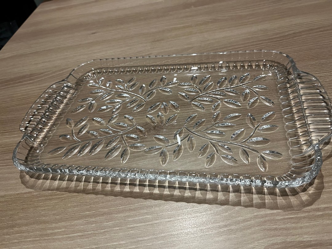 Crystal Fruit Plate , Furniture & Home Living, Home Decor, Vases