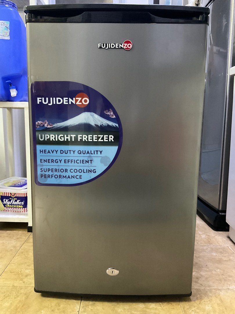 Fujidenzo 3.5 cu. ft. Upright Freezer UF35S (Stainless Steel), TV