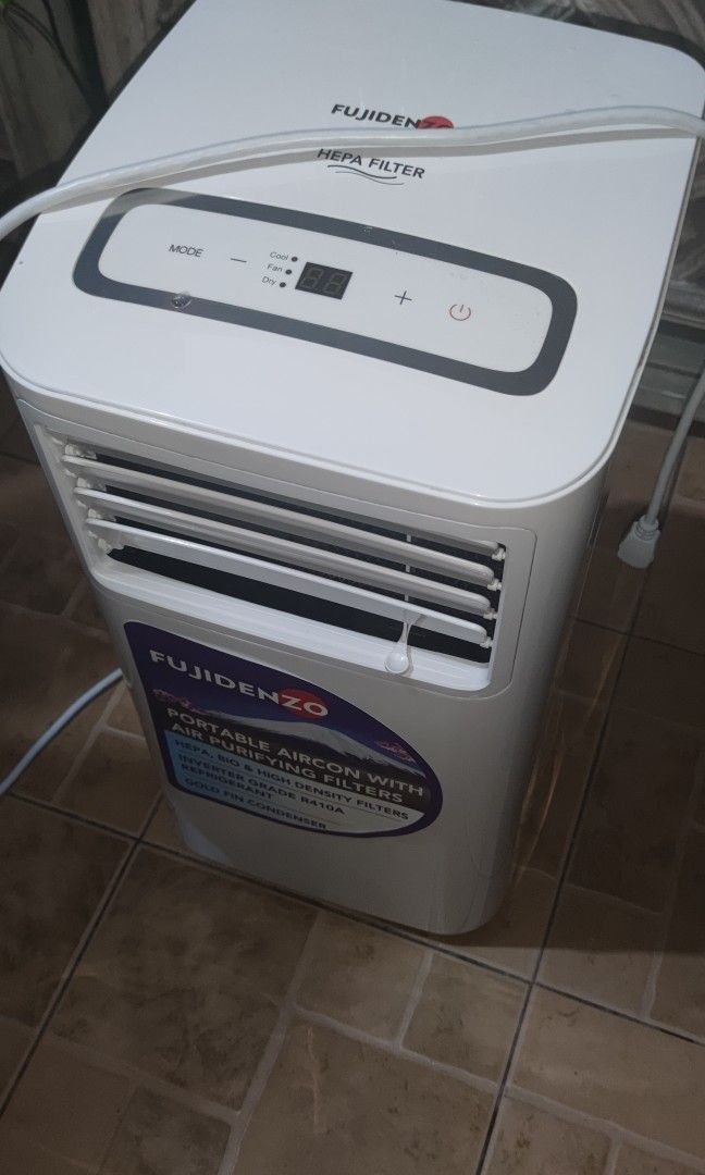 Fujidenzo Portable AC 1.5hp, TV & Home Appliances, Air Conditioning and