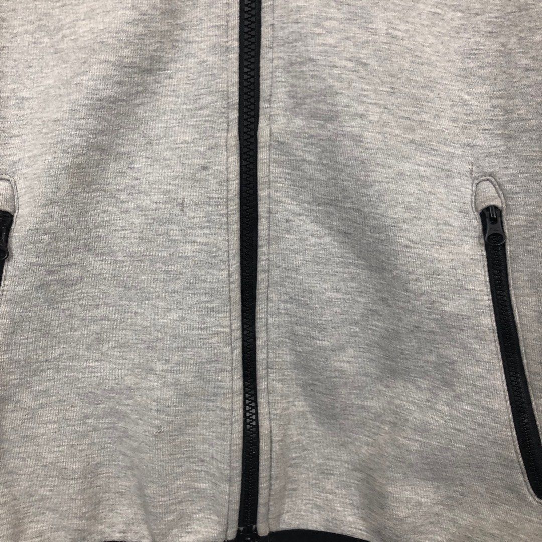 GRAY NIKE TECH FLEECE JACKET, Men's Fashion, Coats, Jackets and