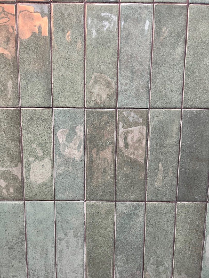 Green porcelain tiles, Furniture & Home Living, Home Decor, Other Home