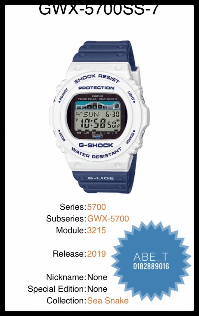 Gshock GWX5700SS 7 Men s Fashion Watches Accessories Watches