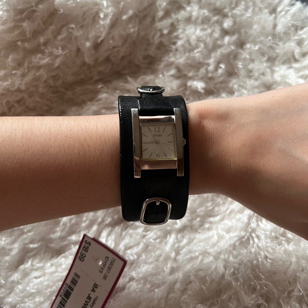 Guess black watch