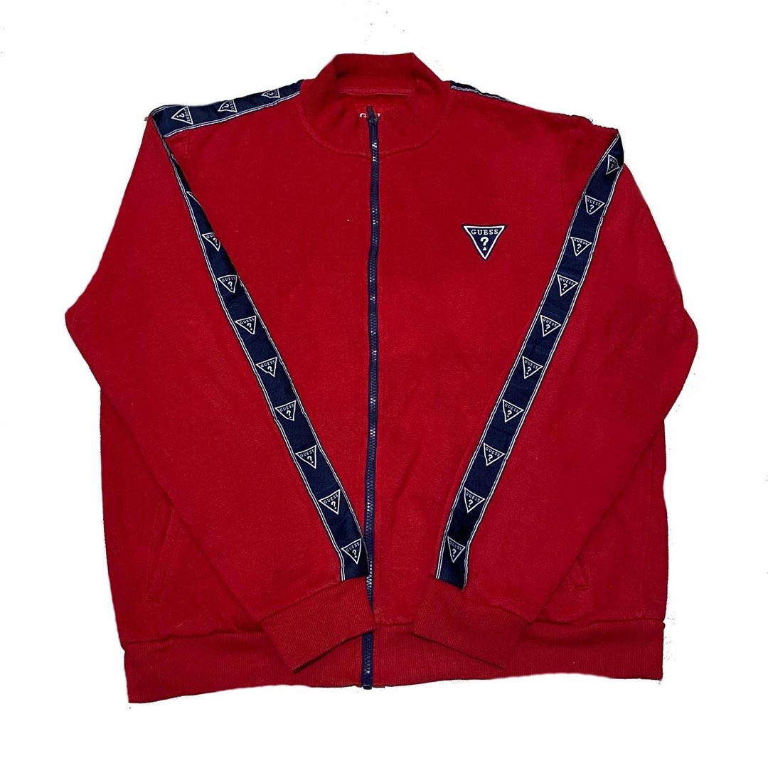 Guess Full stripe jacket, Men's Fashion, Coats, Jackets and Outerwear