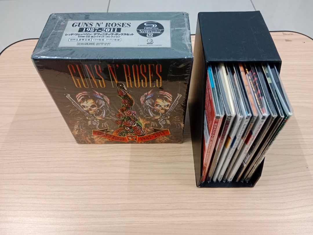 GUN N' ROSES BOXSET CD, Hobbies & Toys, Music & Media, CDs & DVDs on  Carousell