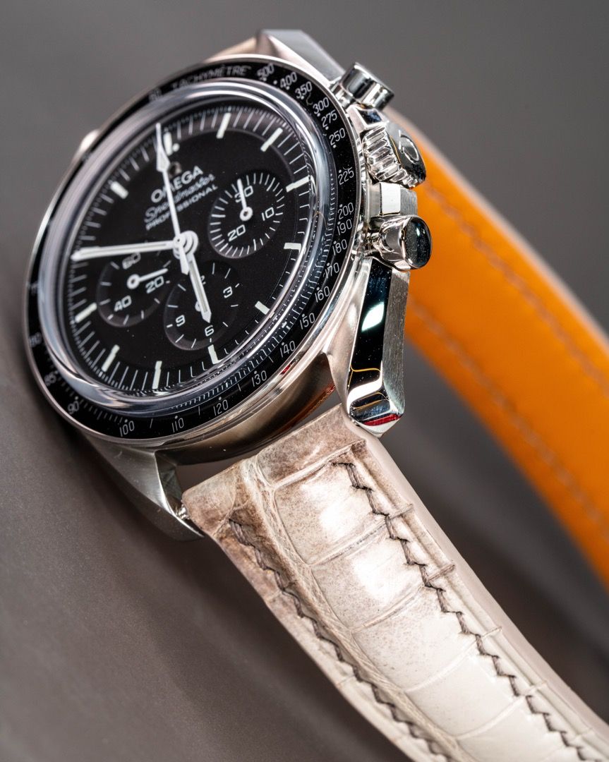 Omega speedmaster crocodile strap store
