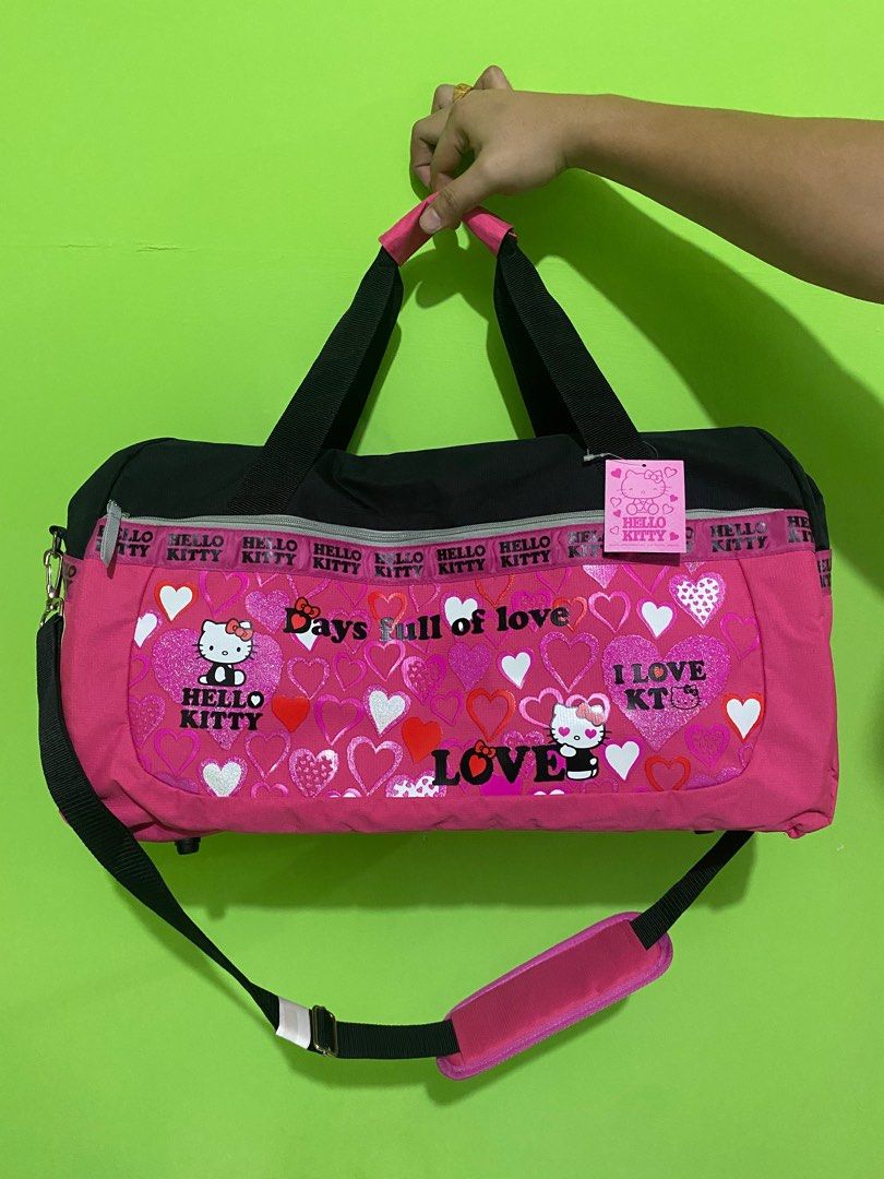 HELLO KITTY SANRIO TRAVEL BAG, Women's Fashion, Bags & Wallets, Tote