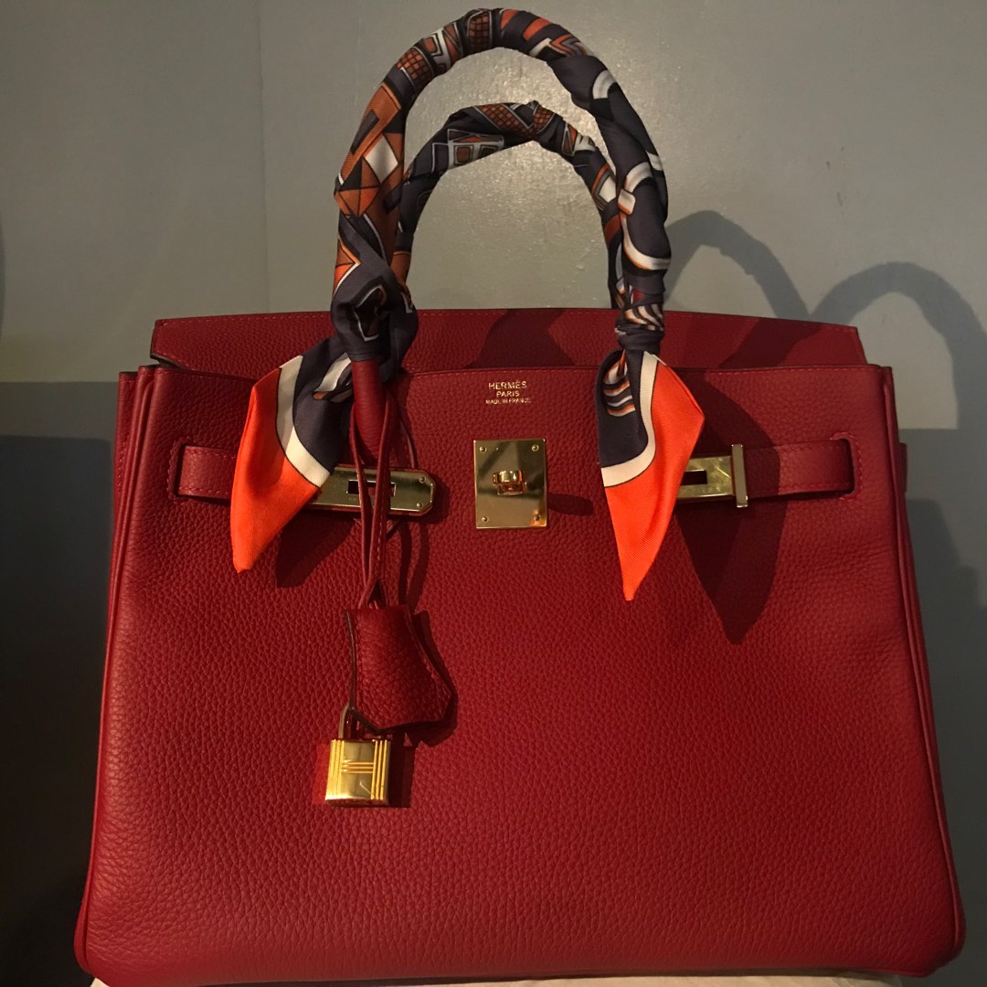 Hermes Birkin 25 Taurillon Clemence, Luxury, Bags & Wallets on Carousell
