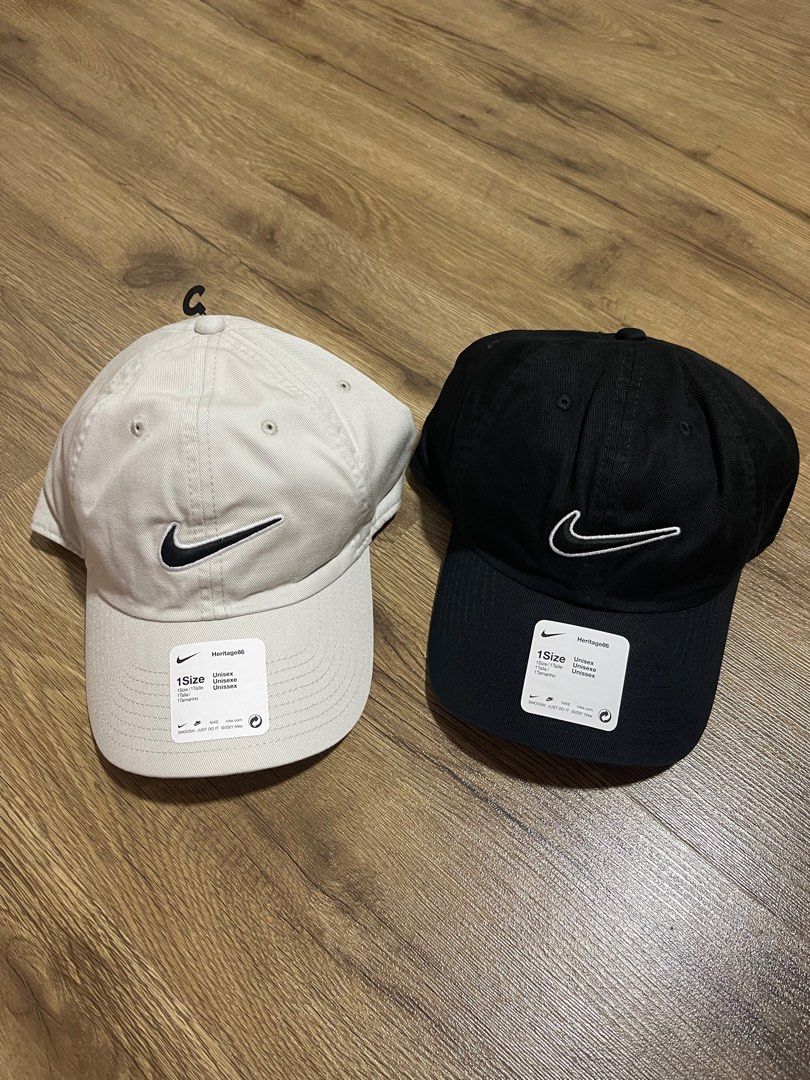 HOT Nike Cap Light bone Black 100 AUTHENTIC