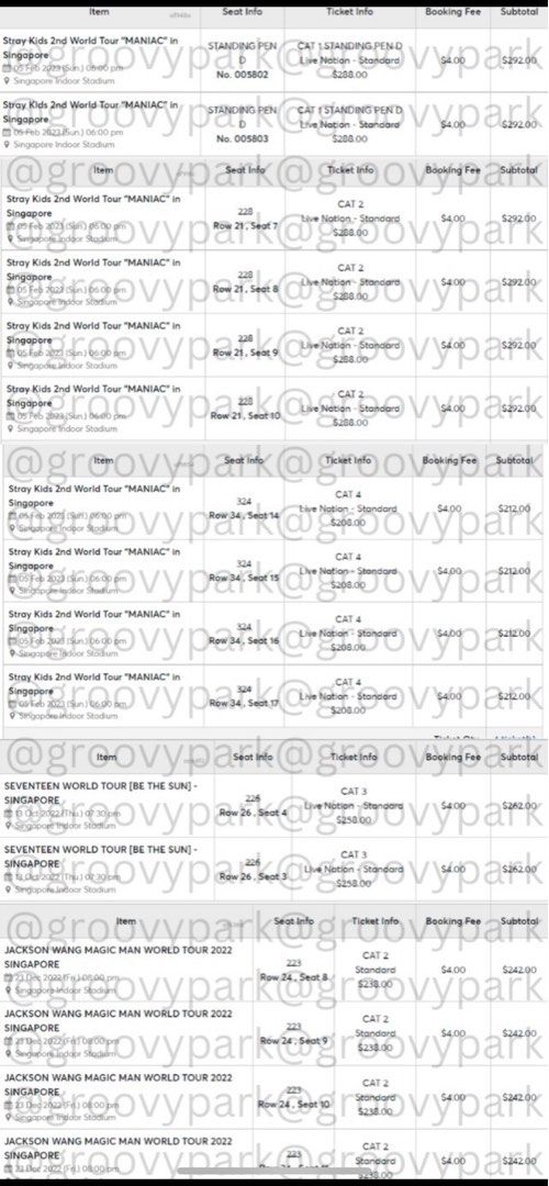 [HTB] ITZY 1ST WORLD TOUR CHECKMATE SG CONCERT 2023, Tickets & Vouchers