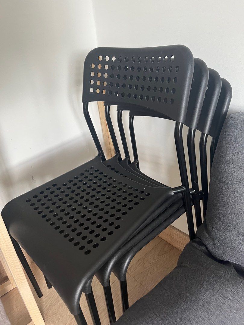 Adde cheap chair black