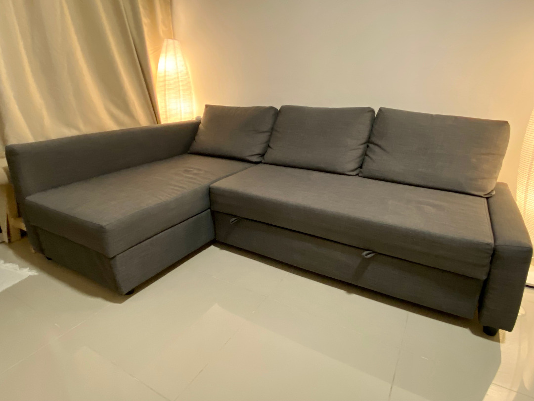 IKEA Friheten Sofa Bed (Like new, price negotiable), Furniture & Home