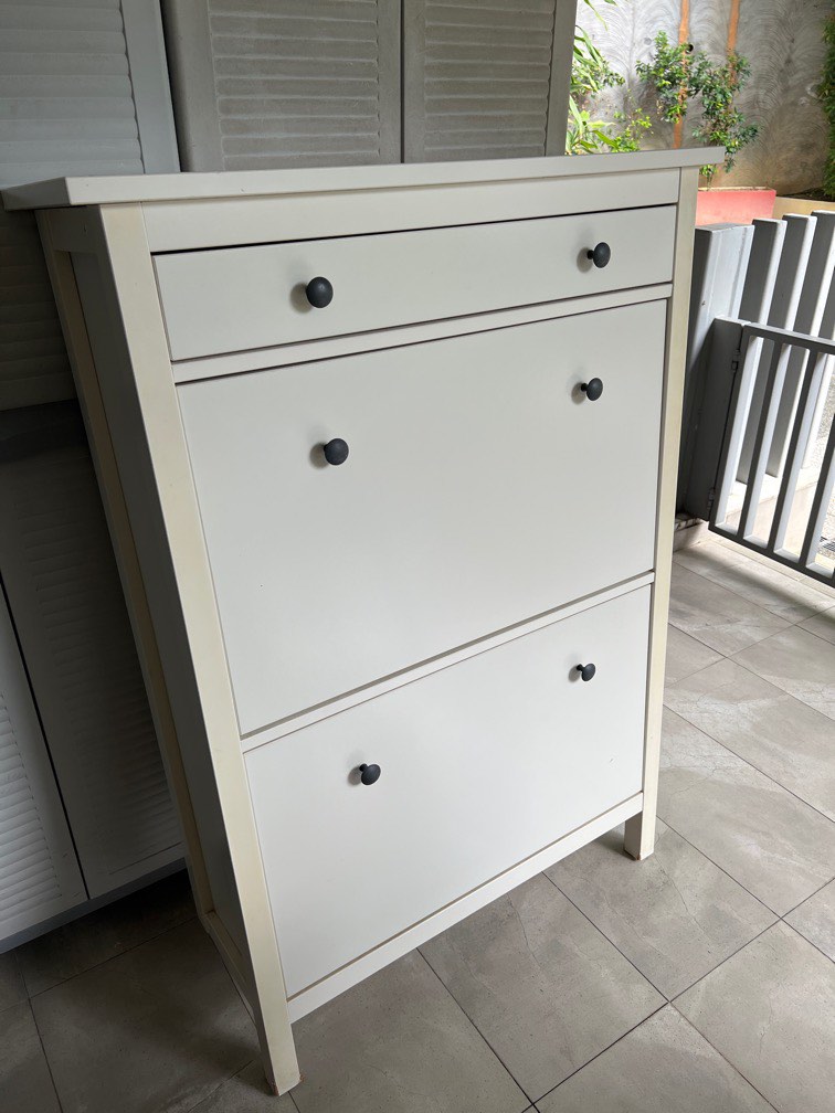 Ikea Hemnes Shoe Rack, Furniture & Home Living, Furniture, Shelves