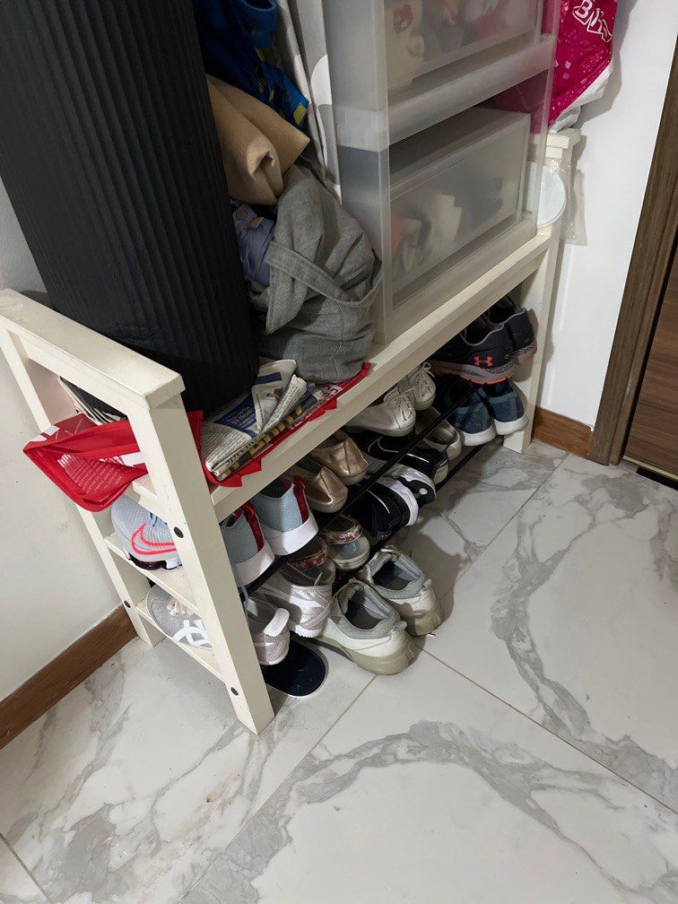 Ikea Hemnes shoe rack, Furniture & Home Living, Furniture, Shelves