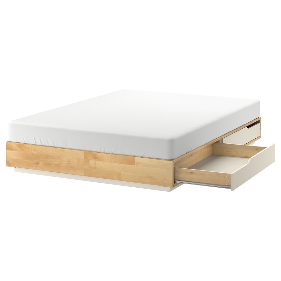 Ikea Queen Storage Bedframe (4 drawers), Furniture & Home Living