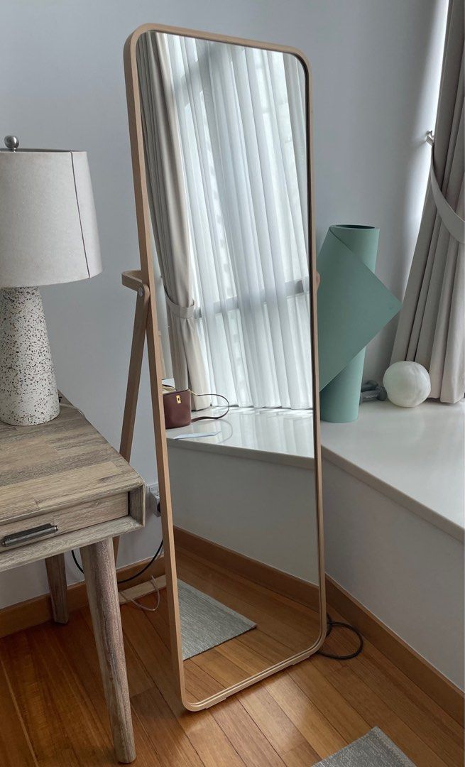 IKEA standing mirror original price 180, Furniture & Home Living, Furniture, Other Home