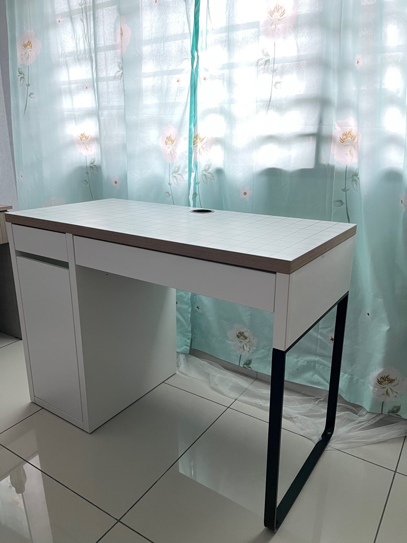 Ikea Table MICKE, Furniture & Home Living, Furniture, Tables & Sets on